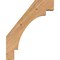 Ekena Millwork 3 1/2"W x 16"D x 20"H Merced Smooth Knee Brace, Western Red Cedar BRC04X16X20MRC00SWR - alternate 3